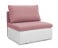 Produkt: Sofa jednoosobowa Toledo Różowy/Biały
