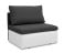 Produkt: Sofa jednoosobowa Toledo Grafitowy/Biały