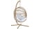 Produkt: Fotel wiszący jajo rattan stelaż beżowy