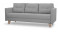 Produkt: Sofa w stylu skandynawskim z funkcją spania Säffle Szara