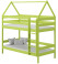 Produkt: Łóżko piętrowe domek ALA 90 x 200 drewniane ZIELONE