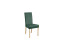 Produkt: krzesło tapicerowane Campel welurowe zielone