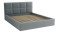 Produkt: Łóżko do sypialni tapicerowane 140x200 Alaska Szare