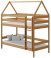 Produkt: Łóżko piętrowe domek ALA 80 x 160 drewniane OLCHA