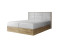 Produkt: Łóżko kontynentalne Wood 2 120x200 jasnoszare