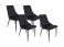 Produkt: zestaw 4 krzeseł Alvar czarne