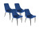 Produkt: zestaw 4 krzeseł Alvar niebieskie