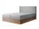 Produkt: Łóżko kontynentalne Wood 4 160x200 jasnoszare