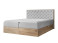 Produkt: Łóżko kontynentalne Wood 3 160x200 jasnoszare
