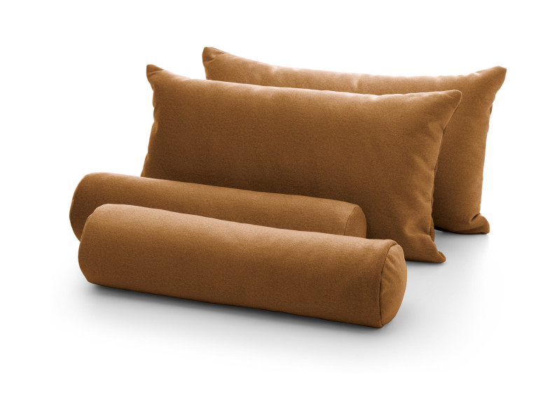 Produkt: zestaw poduszek do łóżka Joy brązowy 