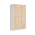 Produkt: szafa trzydrzwiowa Nepo Plus 118 cm z szufladami biały/dąb sonoma