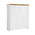 Produkt: szafa trzydrzwiowa Holten 180 cm z szufladami biały połysk/dąb wotan
