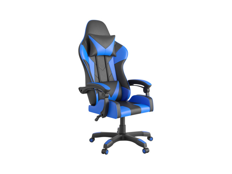 Produkt: fotel gamingowy niebiesko-czarny Modena