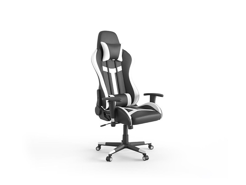 Produkt: fotel gamingowy biało-czarny Velo
