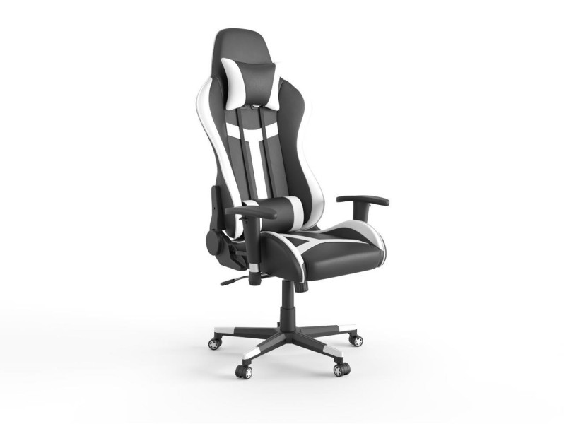 Produkt: fotel gamingowy biało-czarny Velo