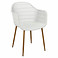 Produkt: Krzesło Becker białe/naturalne z tworzywa