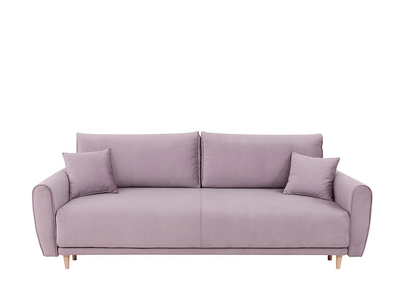 Produkt: sofa trzyosobowa Manila rozkładana różowa