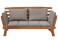 Produkt: Sofa ogrodowa poduchy 2os jasne drewno