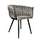 Produkt: Krzesło Tresse szare ciemne plecione