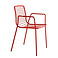 Produkt: Krzesło Summer Arm czerwone metalowe