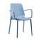 Produkt: Krzesło Ginevra z podłokietnikami niebie z tworzywa