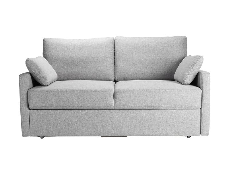 Produkt: sofa dwuosobowa Amalia rozkładana z pojemnikiem tkanina szara